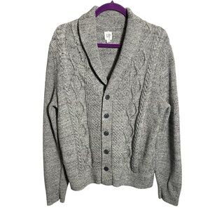 GAP Men’s knit cardigan button down sweater
